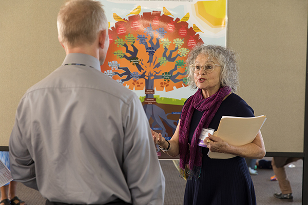 Nadya Dimitrov, DPM, PA-C, Stony Brook University, discusses her work at the 2018 National Symposium for Palliative Care Education and Research in San Diego.